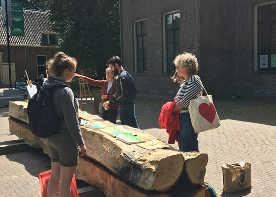 cursisten in Amelisweerd